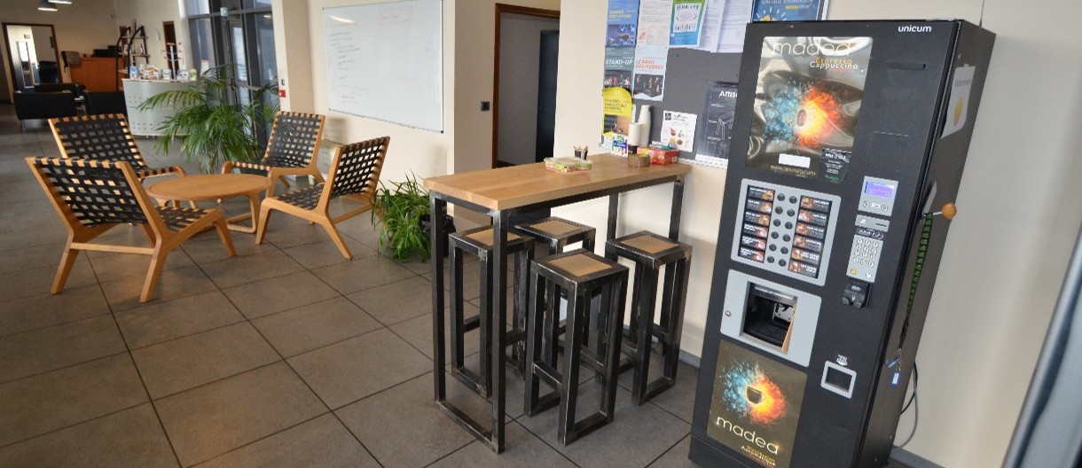 Espace détente machine à café